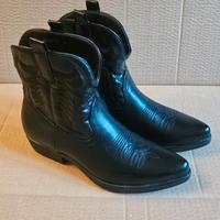 Stivaletti stile Western / Cowboy Neri