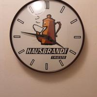 orologio pubblicità hausbrandt 