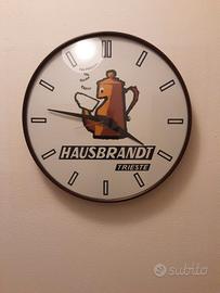 orologio pubblicità hausbrandt 