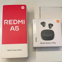 Xiaomi Redmi A5 128gb + Redmi Buds 6 Play