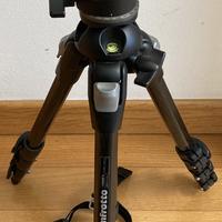 MANFROTTO treppiede in fibra 190MF4 + testa 488RC2