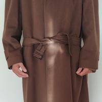 Cappotto Confitri uomo 100% Lana marrone raglan