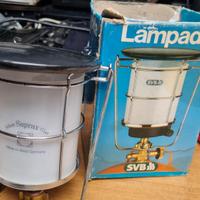 3742-lampada vintage Germania ovest a gas SCHOTTP