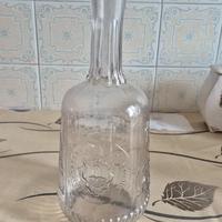 Bottiglia antica vetro pregiato Anno Santo 1900