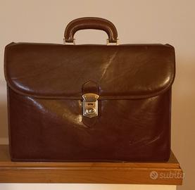 Borsa uomo marrone in cuoio Cuoieria Fiorentina