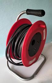 Prolunga con avvolgicavo 25 MT.  Sez. 3 x 1,5 mm²