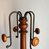 Appendiabiti antico legno e metallo