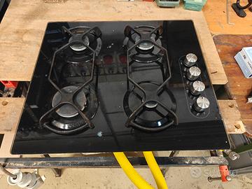 fornello gas da incasso 4 fuochi