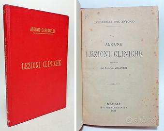 ALCUNE LEZIONI CLINICHE - CARDARELLI ANTONIO 1887