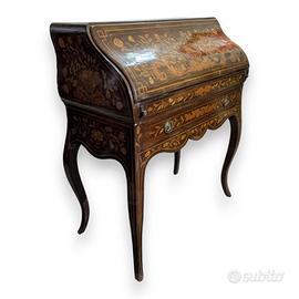 SCRITTOIO SECRETAIRE RIBALTA INTARSIATO LUIGI XV