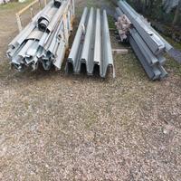 Profili in acciaio nuovi  zincati 