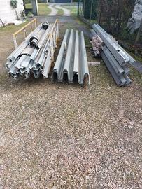 Profili in acciaio nuovi  zincati 