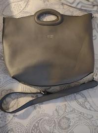 Borsa donna Guess grigio con tracolla manici