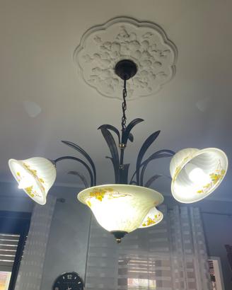Lampadario d’epoca in stile classico 4 punti luce