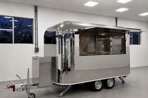 Food Truck Premium in Acciaio Inox - Modello Alaba