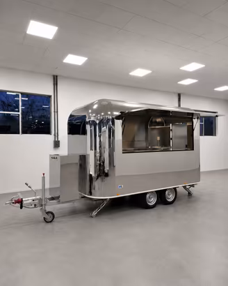 Food Truck Premium in Acciaio Inox - Modello Alaba
