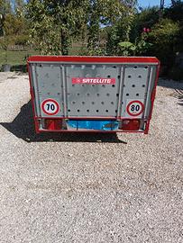 Rimorchio basculante frenato -gomme nuove