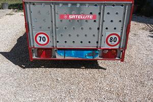 Rimorchio basculante frenato -gomme nuove