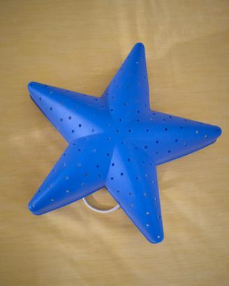 LUCE PER CAMERETTA FORMA STELLA BLU