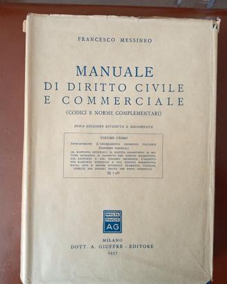 F.Messineo - manuale di diritto civile e commerc. 
