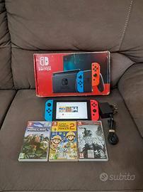 Console Nintendo Switch + 3 Giochi 