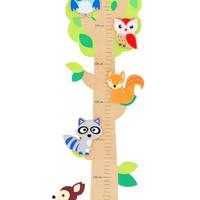 Metro per bambini con animali da attaccare alla pa