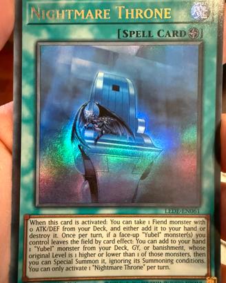 Nightmare throne yu gi ho