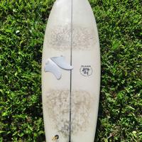 Tavola surf Olaian Twin Fin de 5'8