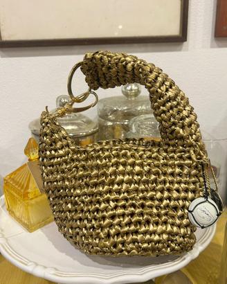 Borsa crochet Oro