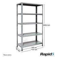 scaffali metallico industriale