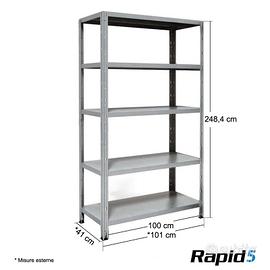 scaffali metallico industriale