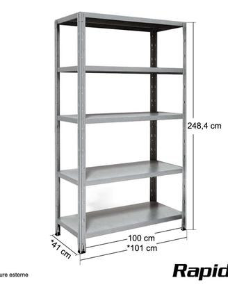 scaffali metallico industriale