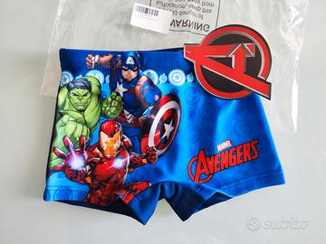 Costume mare piscina Avengers Supereroi  5-6 anni