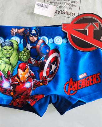 Costume mare piscina Avengers Supereroi  5-6 anni