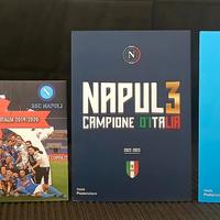 NAPOLI FOLDER 3° + 4° SCUDETTO + COPPA ITALIA