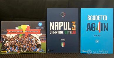NAPOLI FOLDER 3° + 4° SCUDETTO + COPPA ITALIA