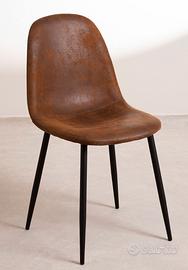 Set 2 sedie Living Brown NUOVE