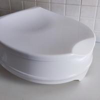 Rialzo per sedile WC, 10 cm, con coperchio