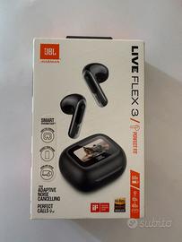 CUFFIE JBL LIVE FLEX 3 NERO -  Smart Case Display