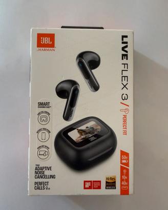 CUFFIE JBL LIVE FLEX 3 NERO -  Smart Case Display