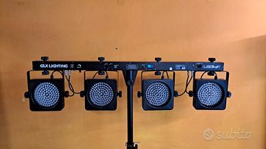 Il sistema GLX Lighting LED Stage 4 + PEDALIERA