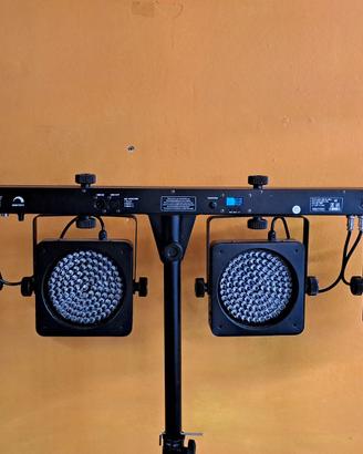 Il sistema GLX Lighting LED Stage 4 + PEDALIERA
