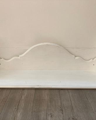 Coppia di mensoloni vintage in legno - Shabby chic