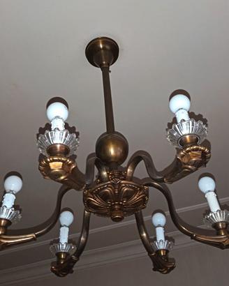 Lampadario in bronzo Art Dèco Afffare