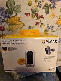 Telecamera Wi-Fi a batteria interno esterno Vimar