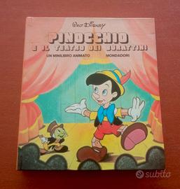 Minilibro "Pinocchio e il teatro dei burattini"