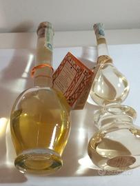 bottiglie da 200 cl di limoncello e grappa moscato