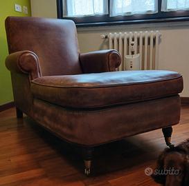 POLTRONA BAXTER ORIGINALE CUOIO ANTICHIZZATO 