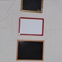 3 lavagnette per scrivere 