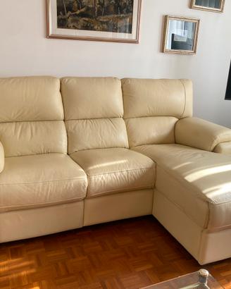 DIVANO e POLTRONA in vera pelle Dondi Salotti